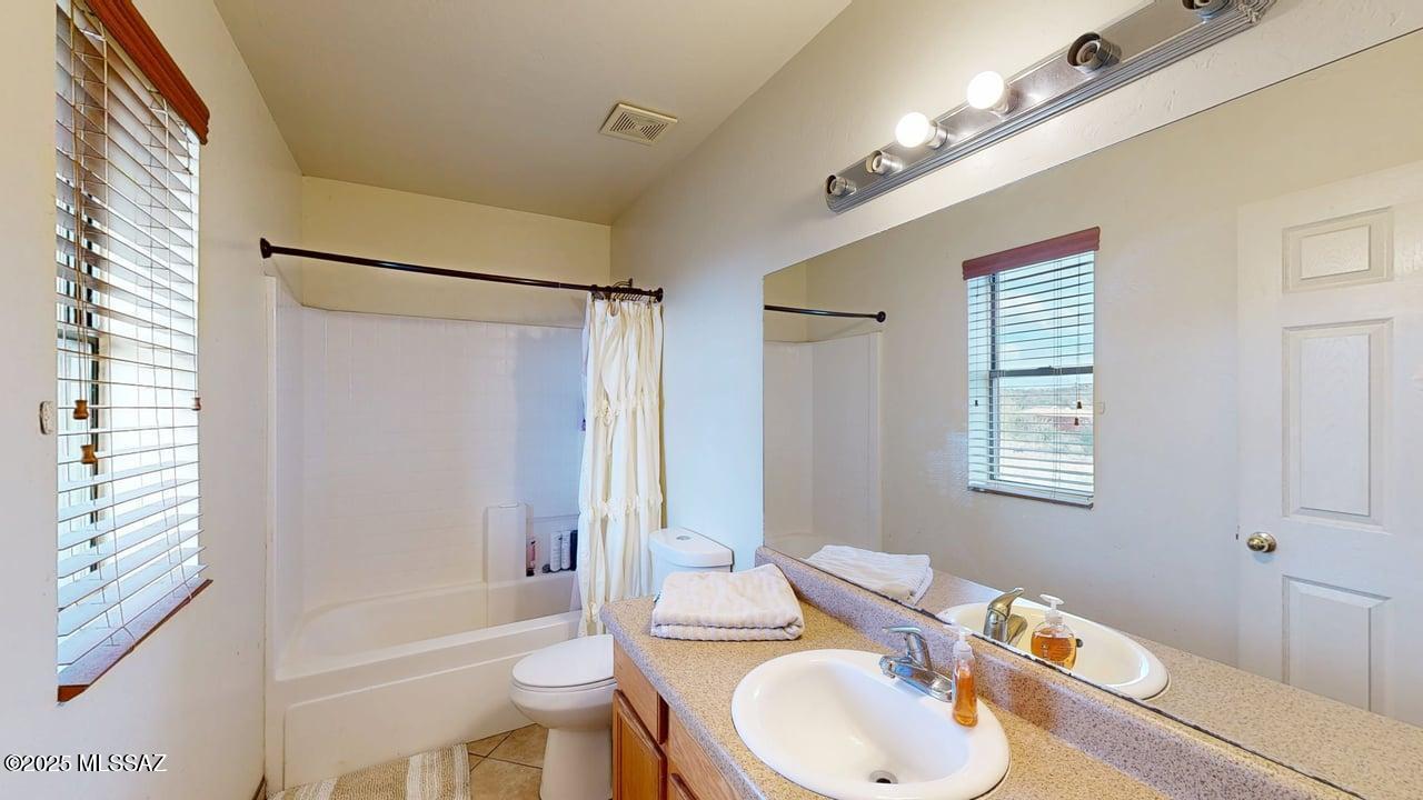 Updated bathroom and private balcony